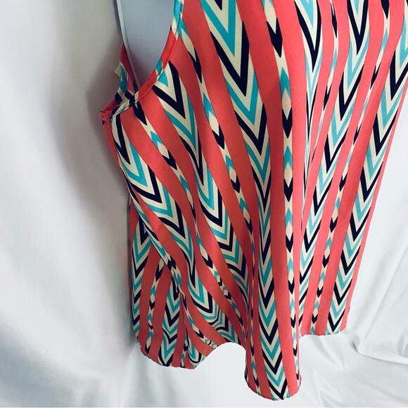Charming Charlie Sleeveless Blouse Size Large - Picture 5 of 9
